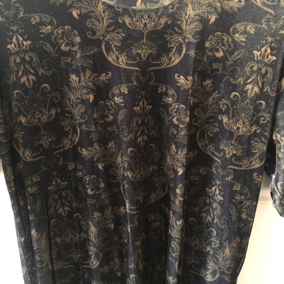 Zara Shirts Mens Zara Velvet Floral Tee Poshmark